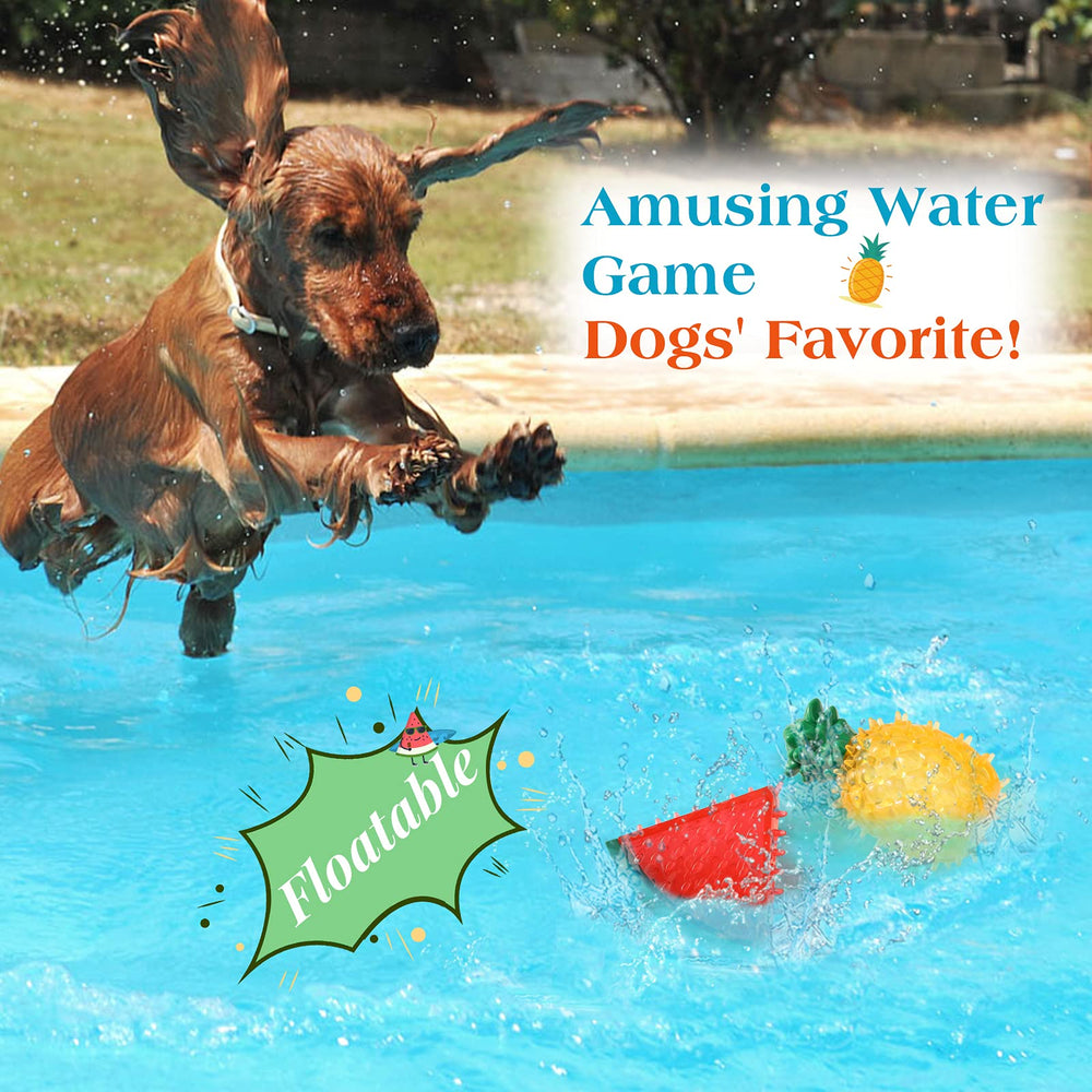 Jouet Pawaboo dentition ananas glace pour chiots, stimulant et divertissant