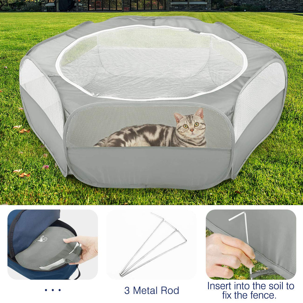 Pawaboo maillage dense sécurité renforcée pour les animaux.