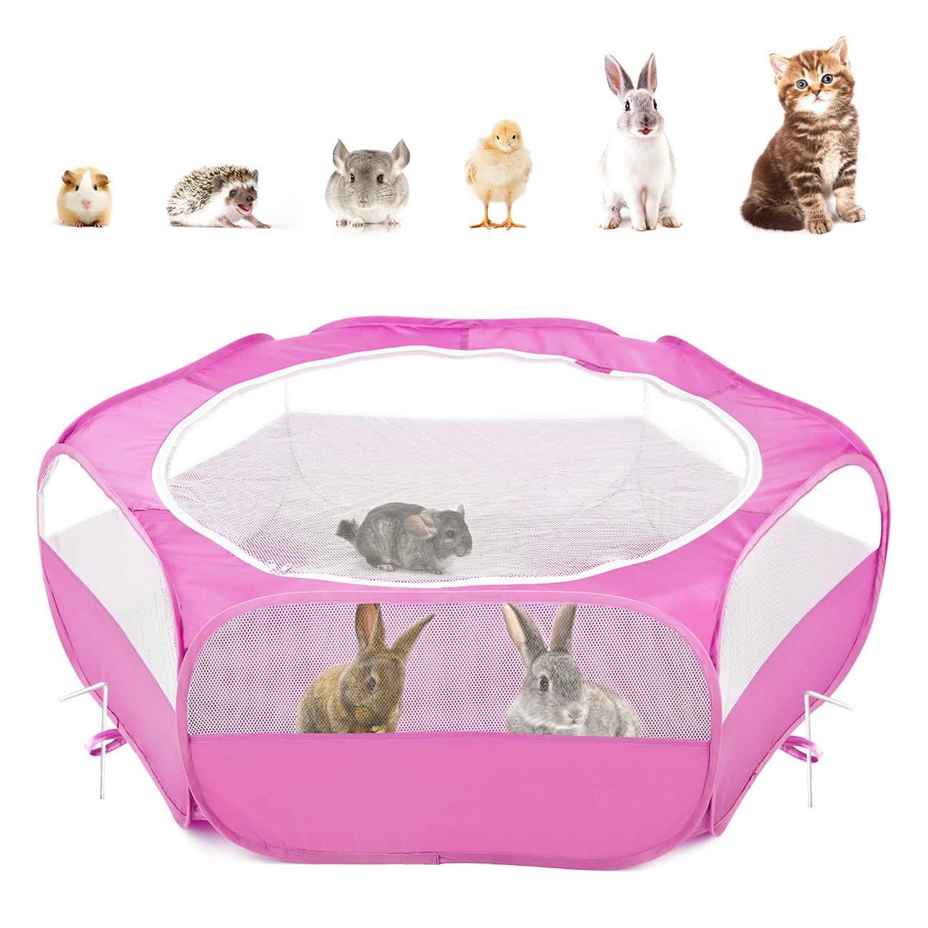 Pawaboo cage de jeu à maillage haute densité pour petits animaux.