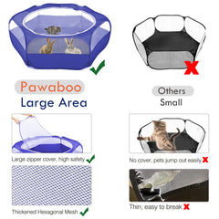 Ouverture zippée double Pawaboo pour un accès pratique