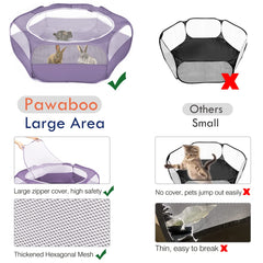 Pawaboo playpen base imperméable, évite les taches et protège le sol.
