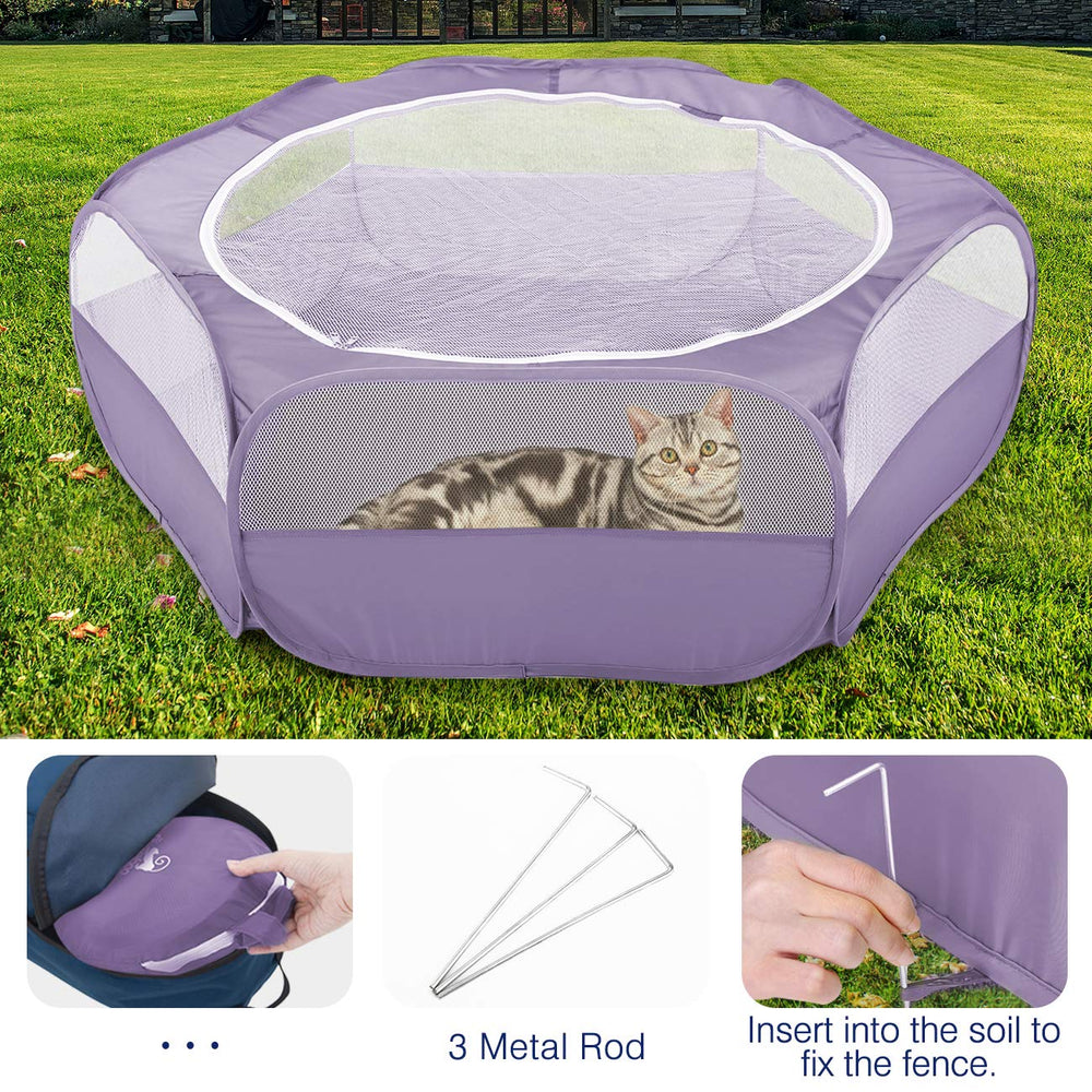 Pawaboo playpen pliante rapide, déploiement instantané et rangement facile.