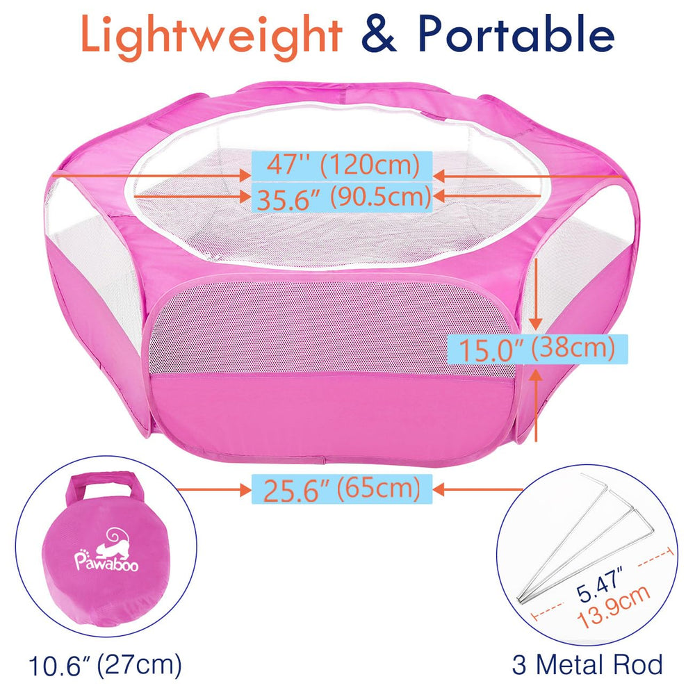 Pawaboo pliage compact se range facilement après utilisation.