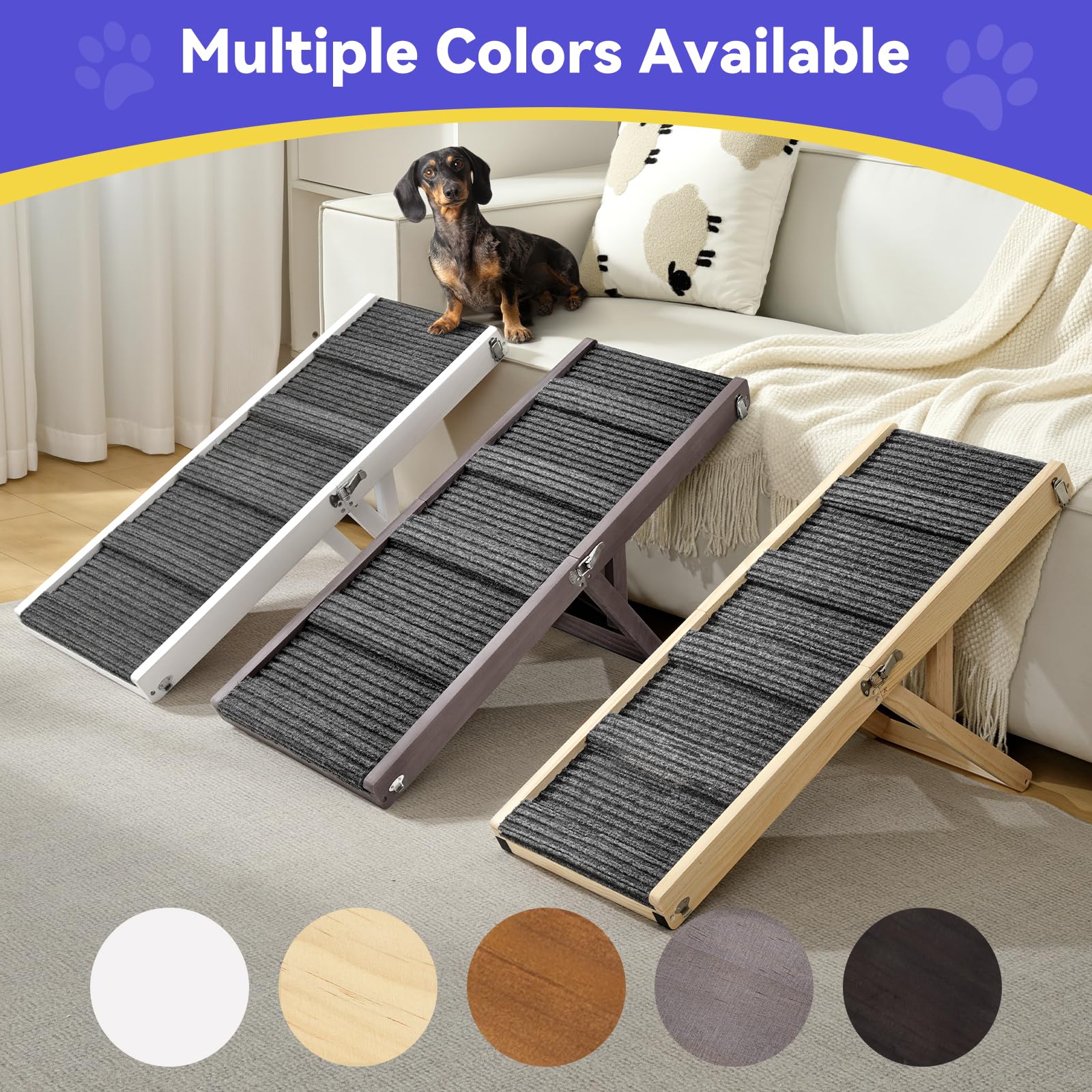 Pawaboo rampe usage salon escaliers pour aider les chiens a monter
