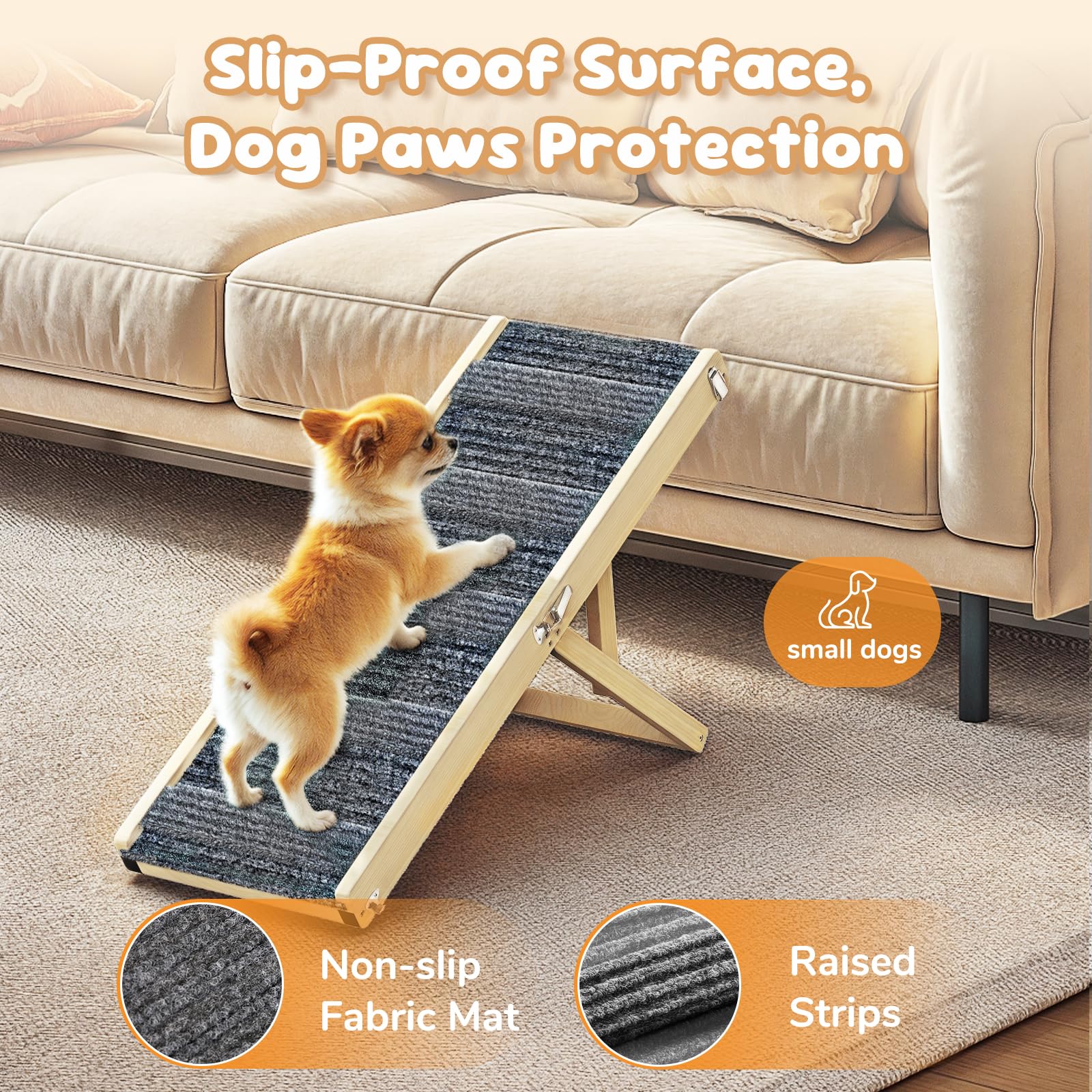 Pawaboo rampe pliable compacte, se range sous le canapé.
