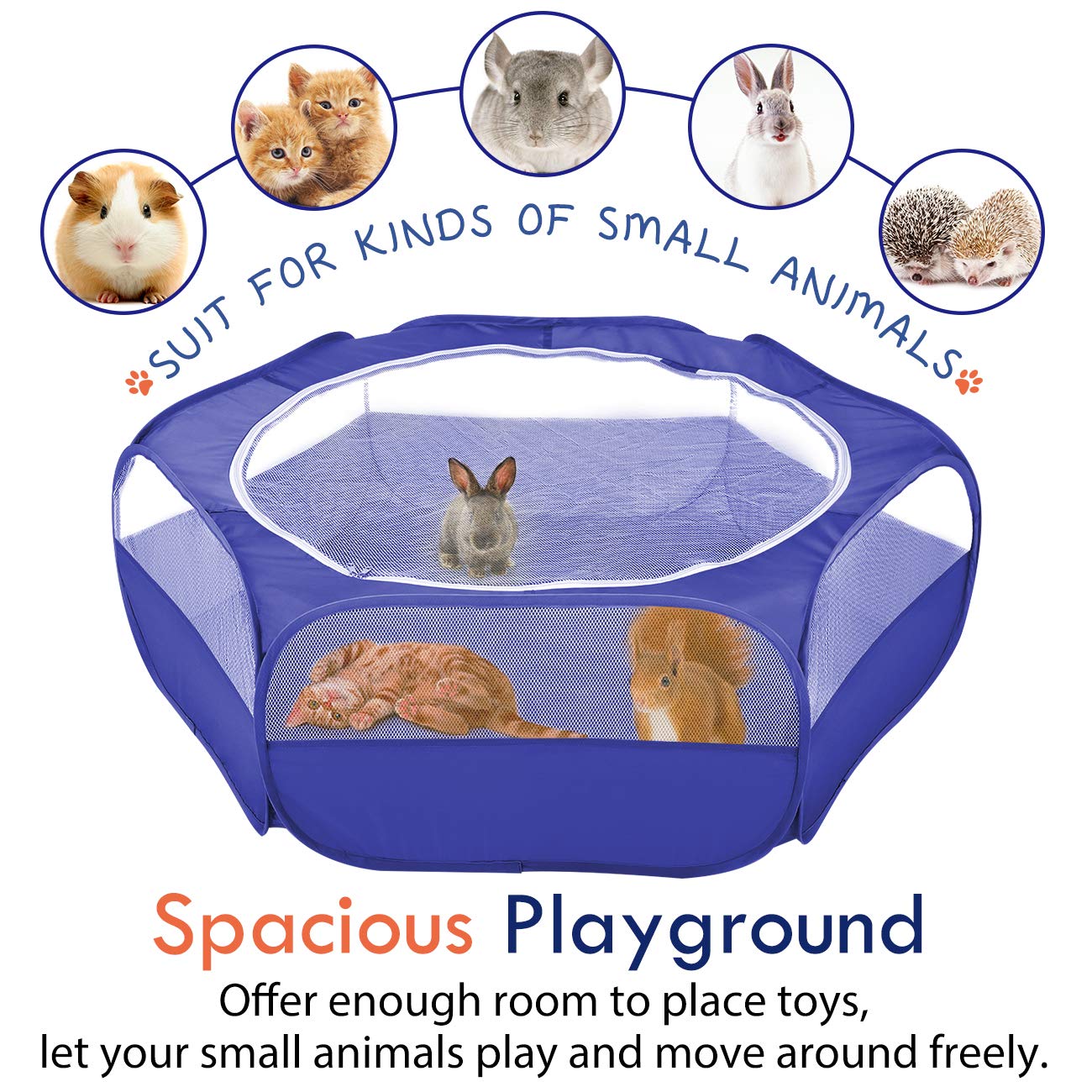 Utilisation extérieure Pawaboo adaptée pour poulets, canetons et lapins