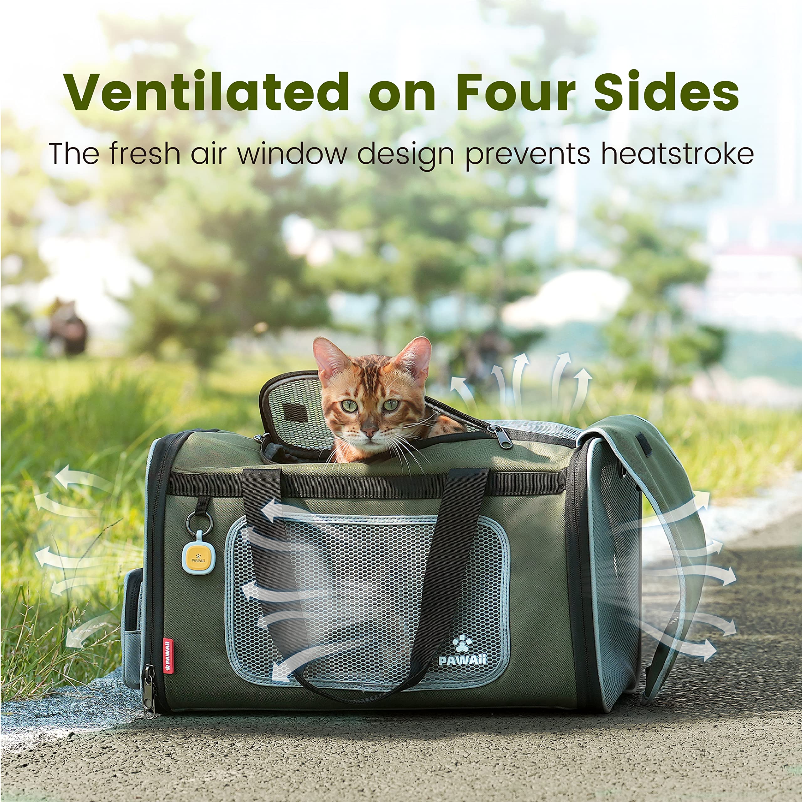 Pawaii attache-valise-stable : fixation pratique sur bagage.
