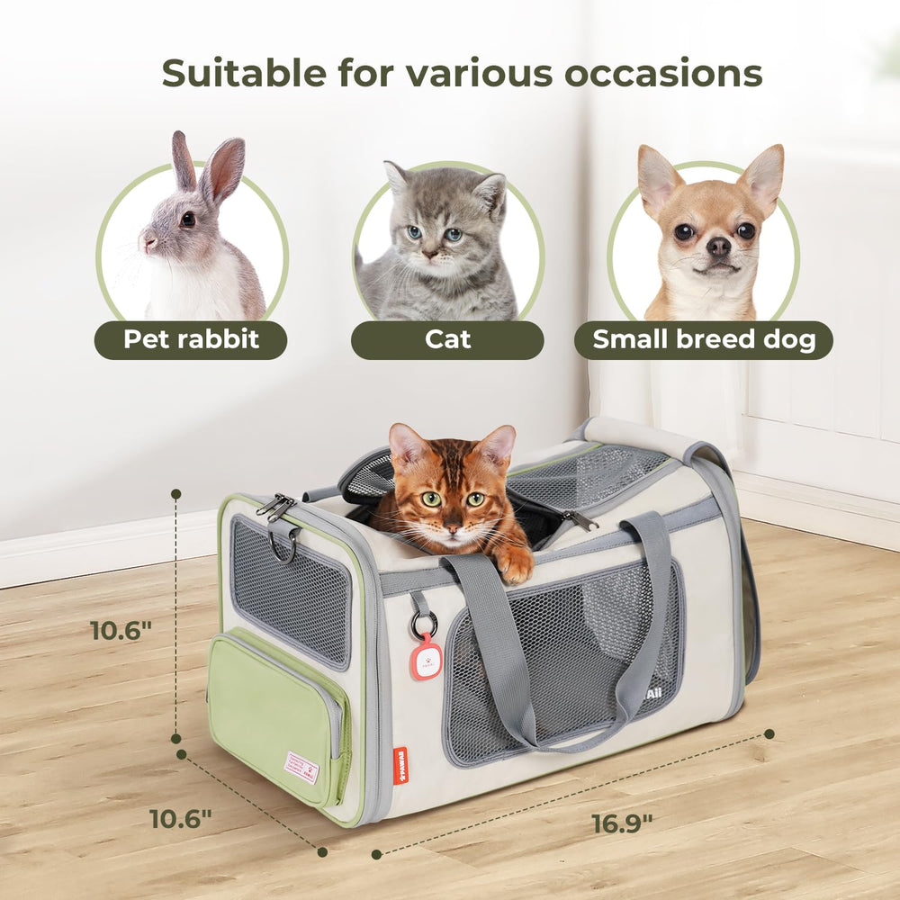 Espace 3D extensible pour que votre chat se sente à l'aise lors des trajets.