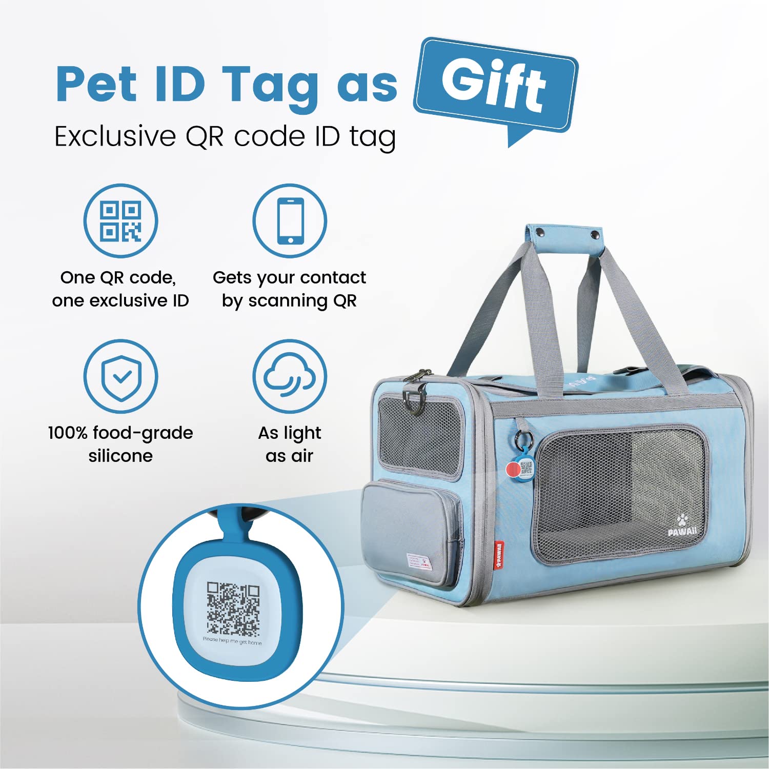 Pawaii tag-id chat-qr: identifiants rapides en cas de perte.