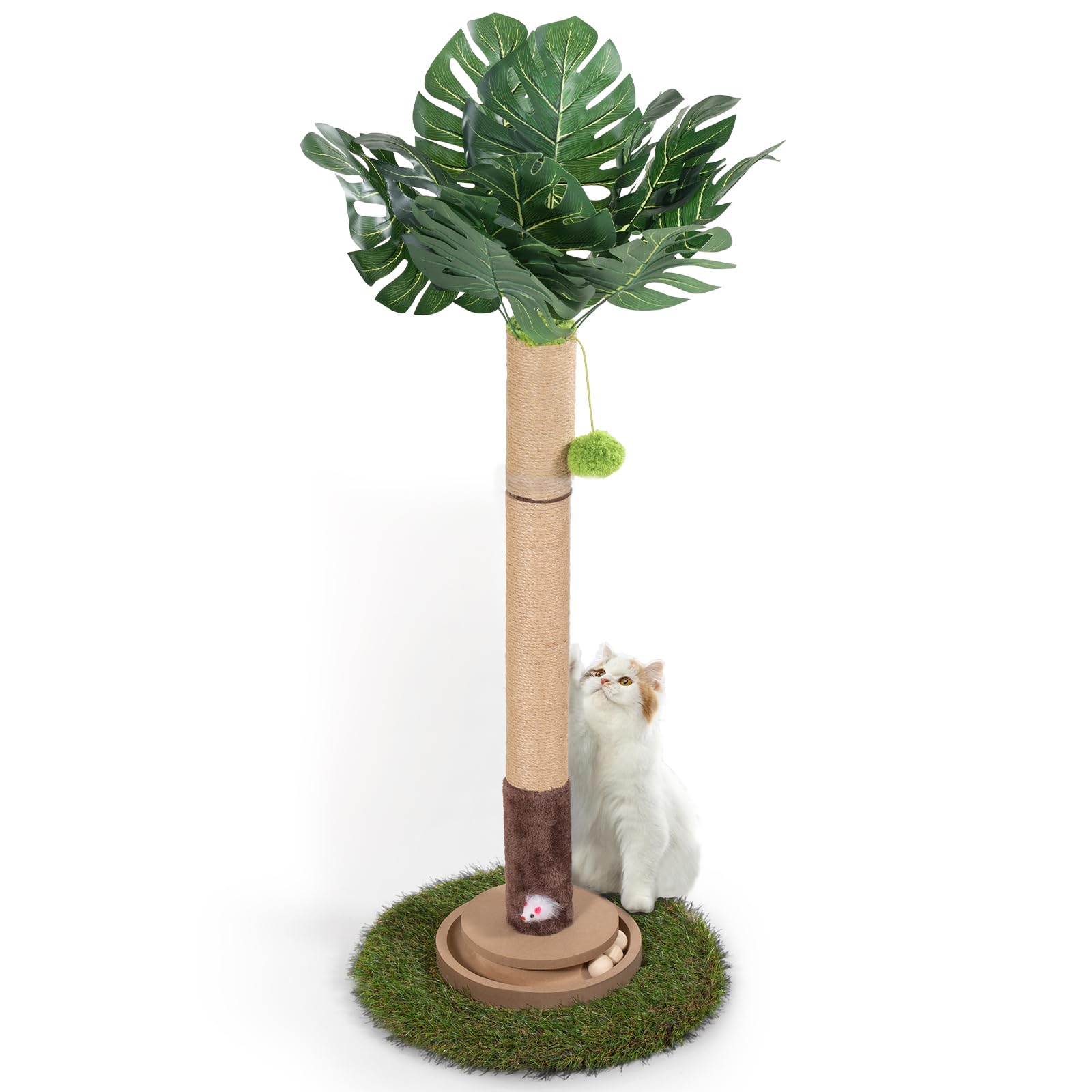 pawalaya design monstera arbre chat, esthétique intérieure