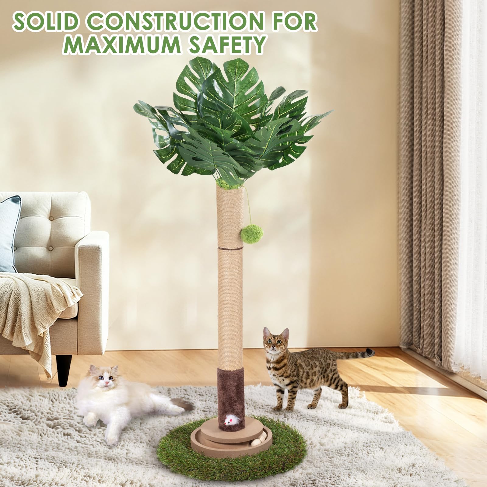 pawalaya plateforme haute arbre chat, repos et observation