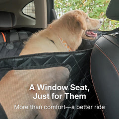 Pawander housse imperméable pour chien sur siège voiture, nettoyage facile.