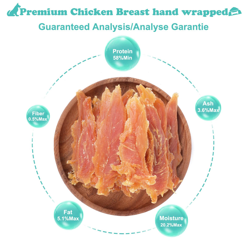 Jerky Pawant poulet – emballage pratique facilitant le rangement.