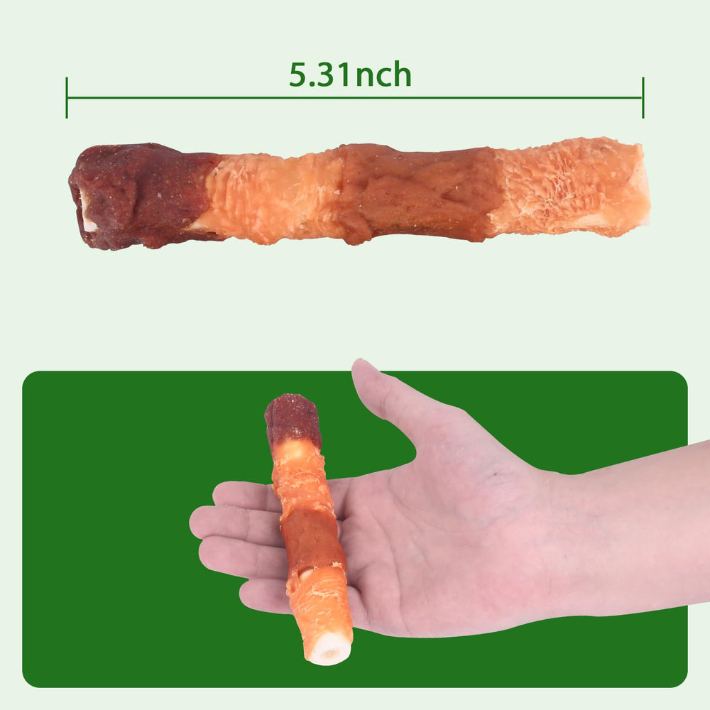 Pawant Triple Saveurs: sticks durables de cinq pouces pour chiens moyens et grands.