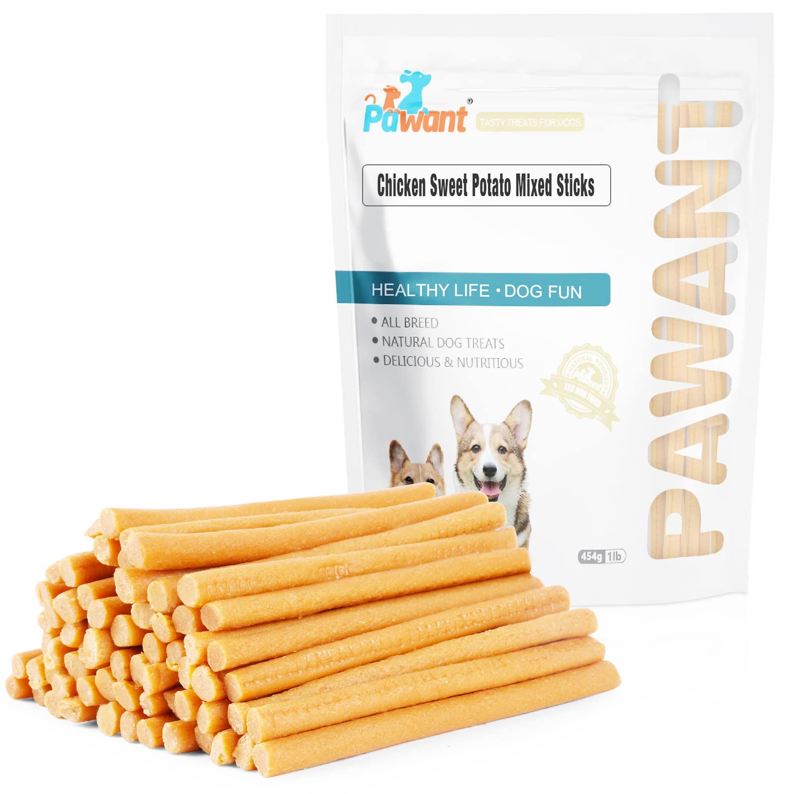 Texture pâte en batonnet Pawant, facile à digérer pour les chiens.