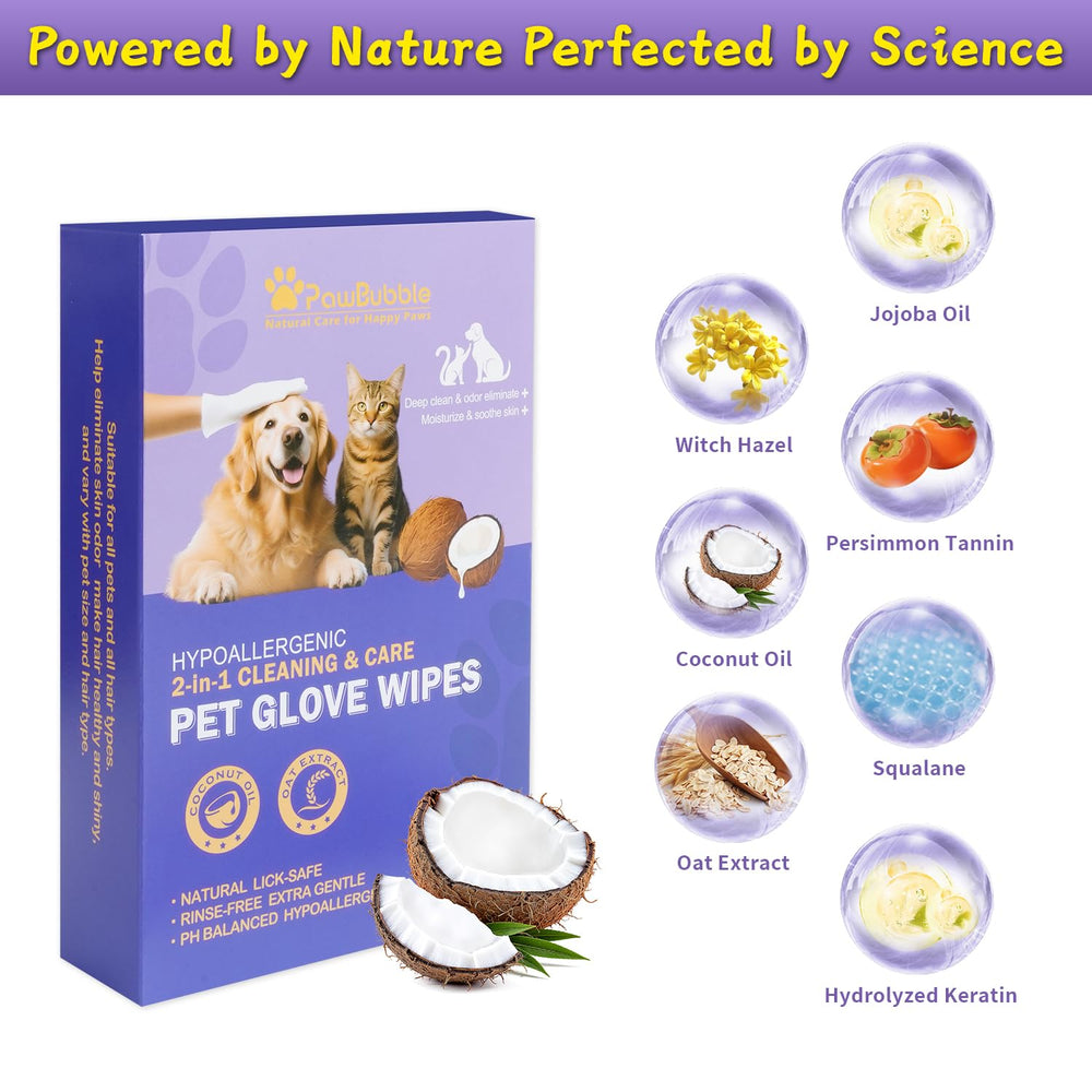 Pack voyage PawBubble, lingettes individuellement emballées
