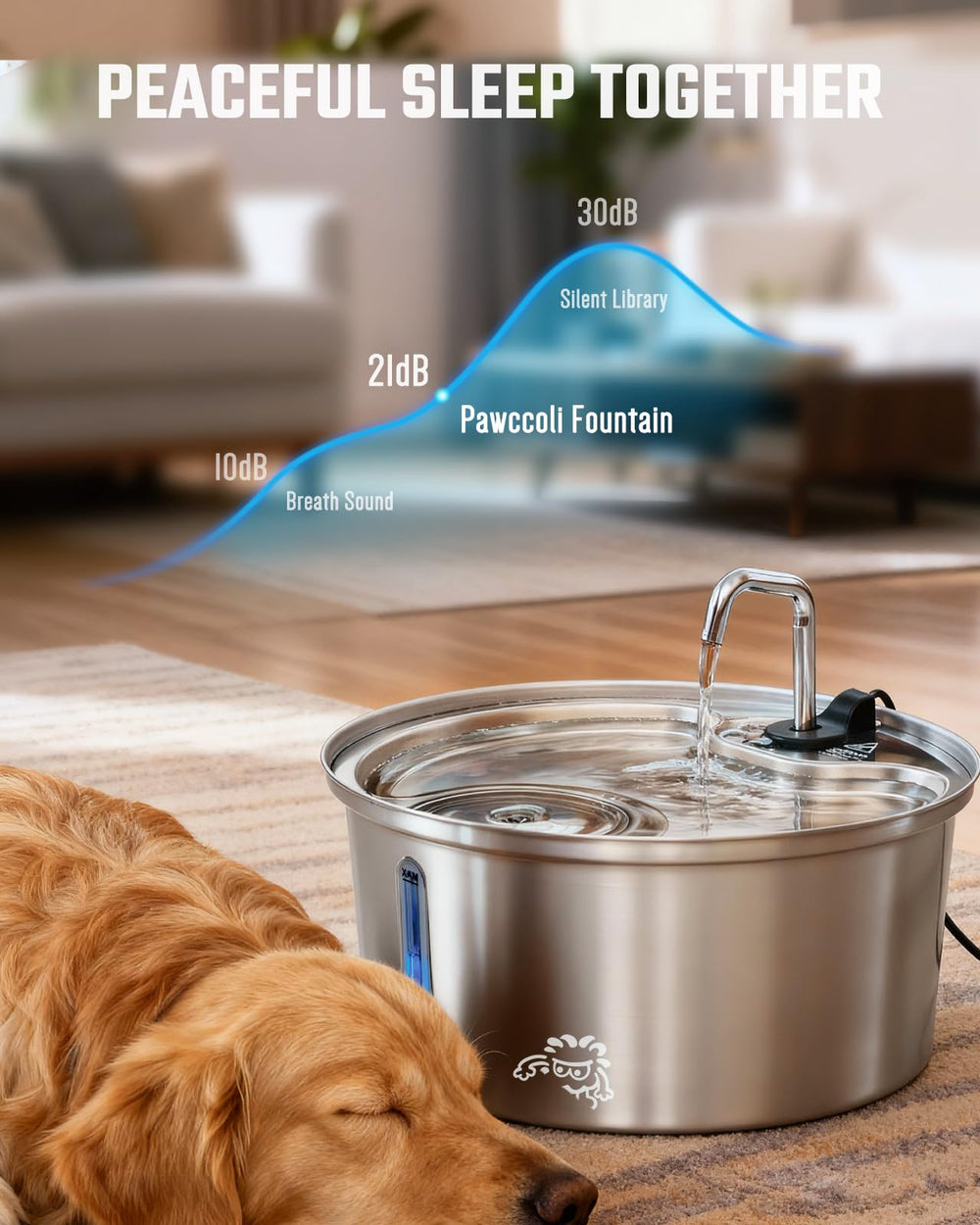 Pawccoli langue longue adapte, conçu pour chiens à longue langue.