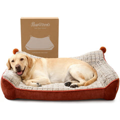 Pawccoli lit orthopédique pour chien, mousse en forme d'oeuf, soutien équilibré.