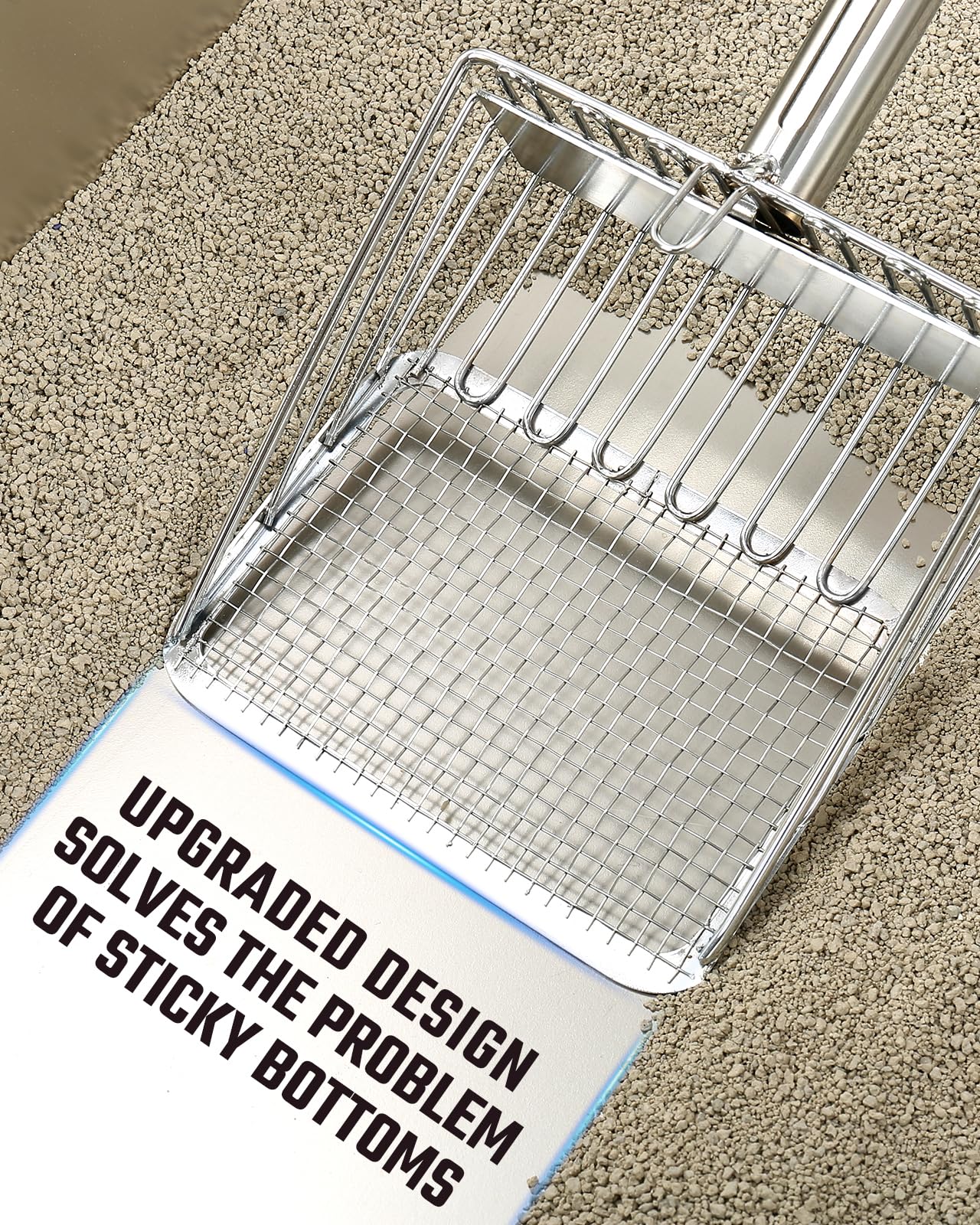 Pawccoli Pelle-litière inox favorise une hygiène élevée de la litière.