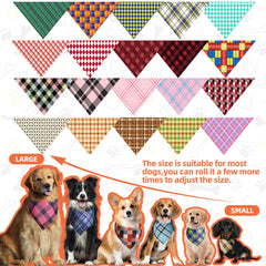 PAWCHIE bandana chien plaid jaune, parfait pour les fêtes et sorties.