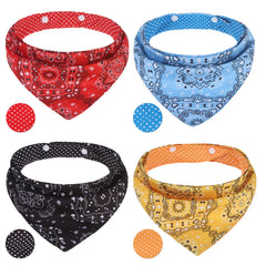 PAWCHIE bandana chien rouge, vue avant, style tendance pour sorties quotidiennes.