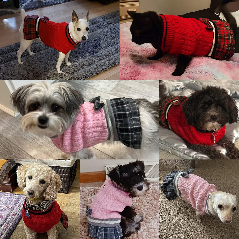 PAWCHIE robe-pull chien avec ouverture pour laisse, pratique en extérieur.