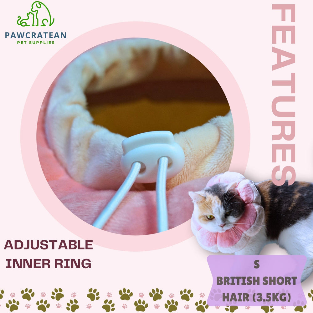 Pawcratean collier Elizabeth fleur rose, entretien facile pour hygiène durable.