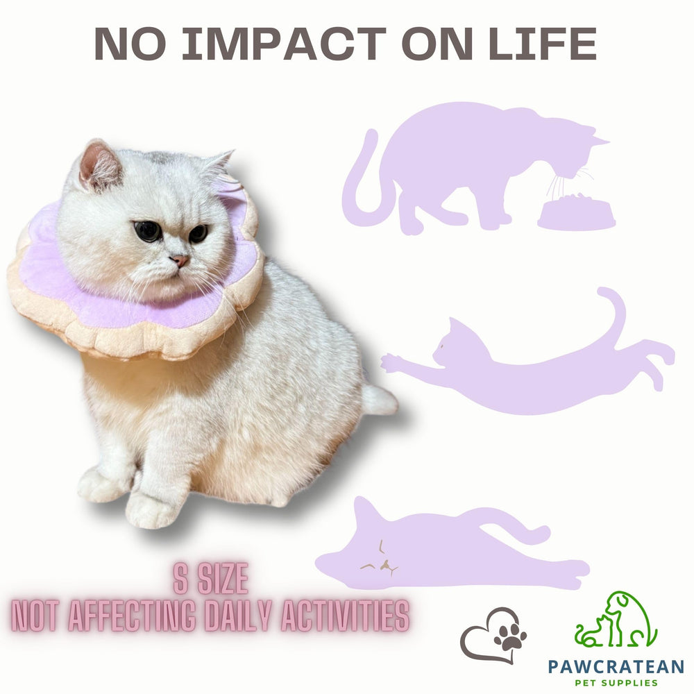 Pawcratean collier Elizabeth fleur protection: évite l’accès aux plaies et favorise une récupération paisible.