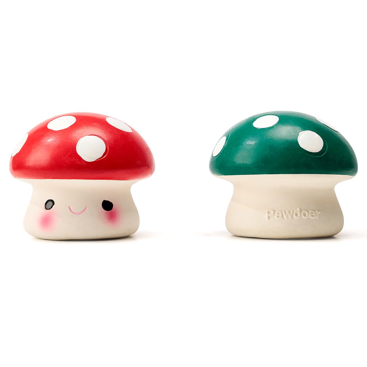 Balle champignon Pawdoer compacte, parfaite pour jeux en intérieur.