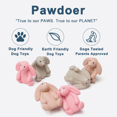 Pawdoer balle siffleuse pour chien moyen rouge, parfaite pour fetch extérieur.