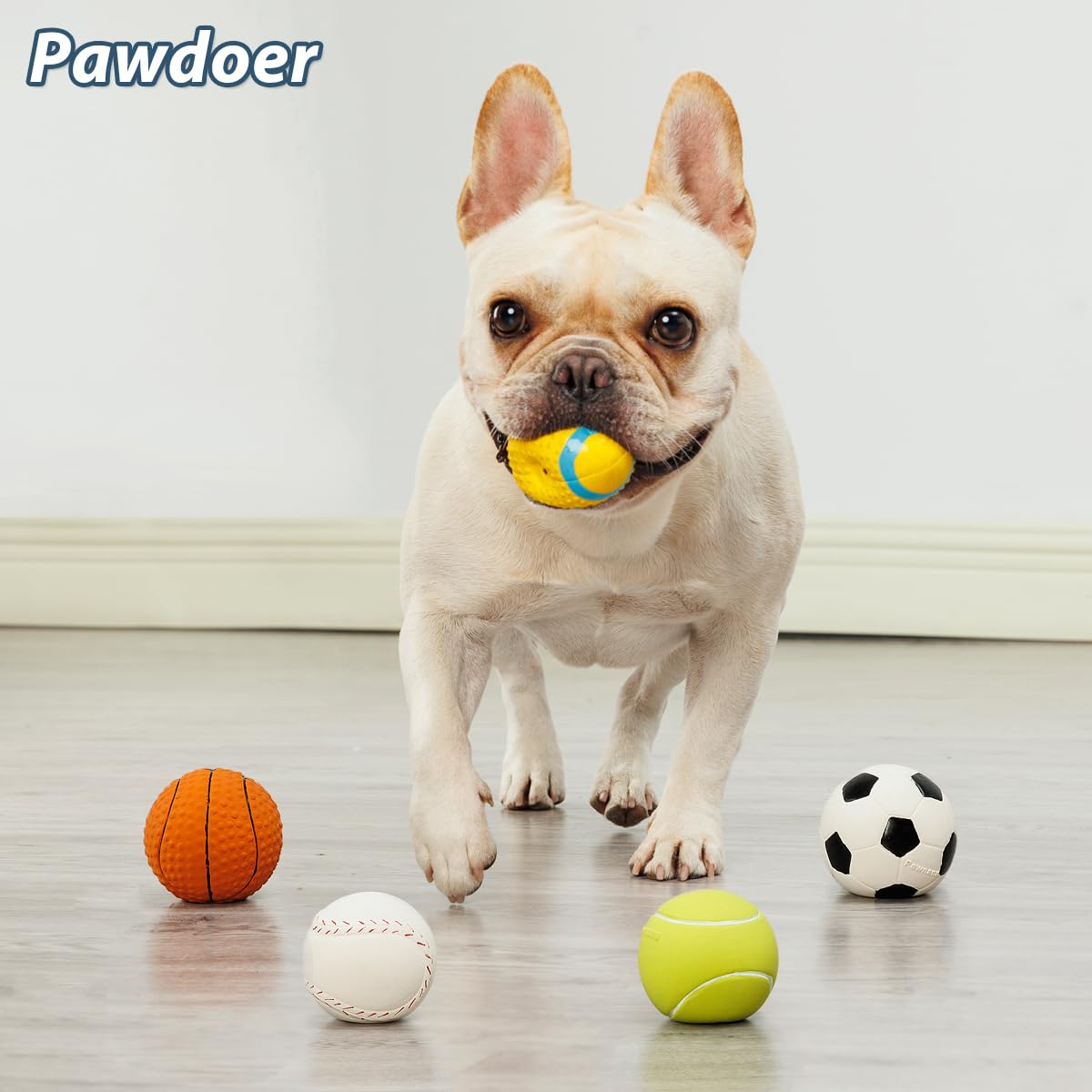 Ensemble Pawdoer balles pour chien, jeu polyvalent et sûr.