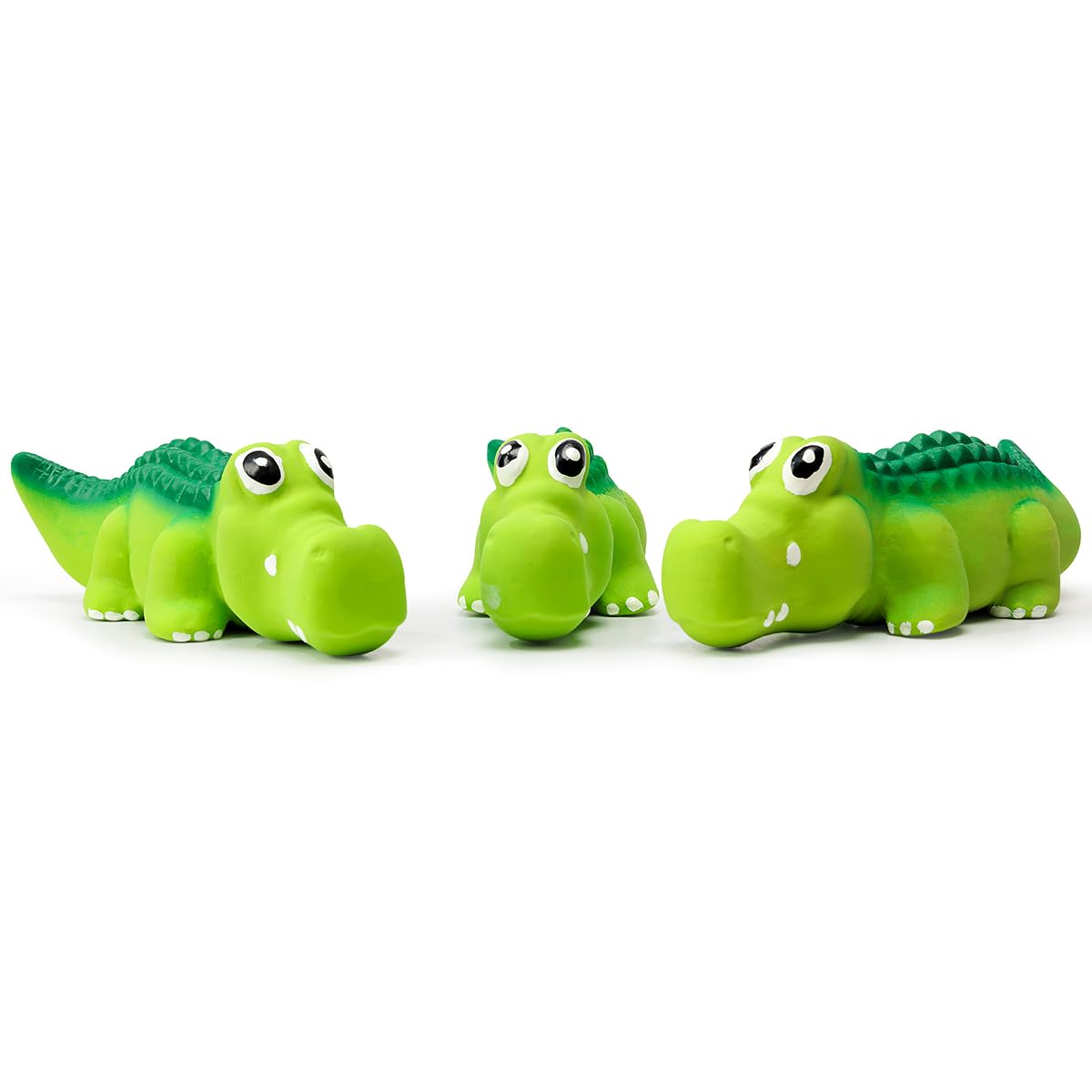 Jouet crocodile sifflant Pawdoer pour chien moyen, parfait pour le jeu extérieur.