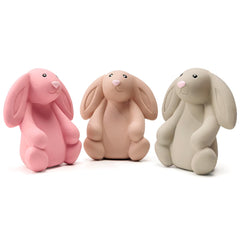 Pawdoer lapin siffleur pour chien moyen bleu, stimulation ludique et récupération.