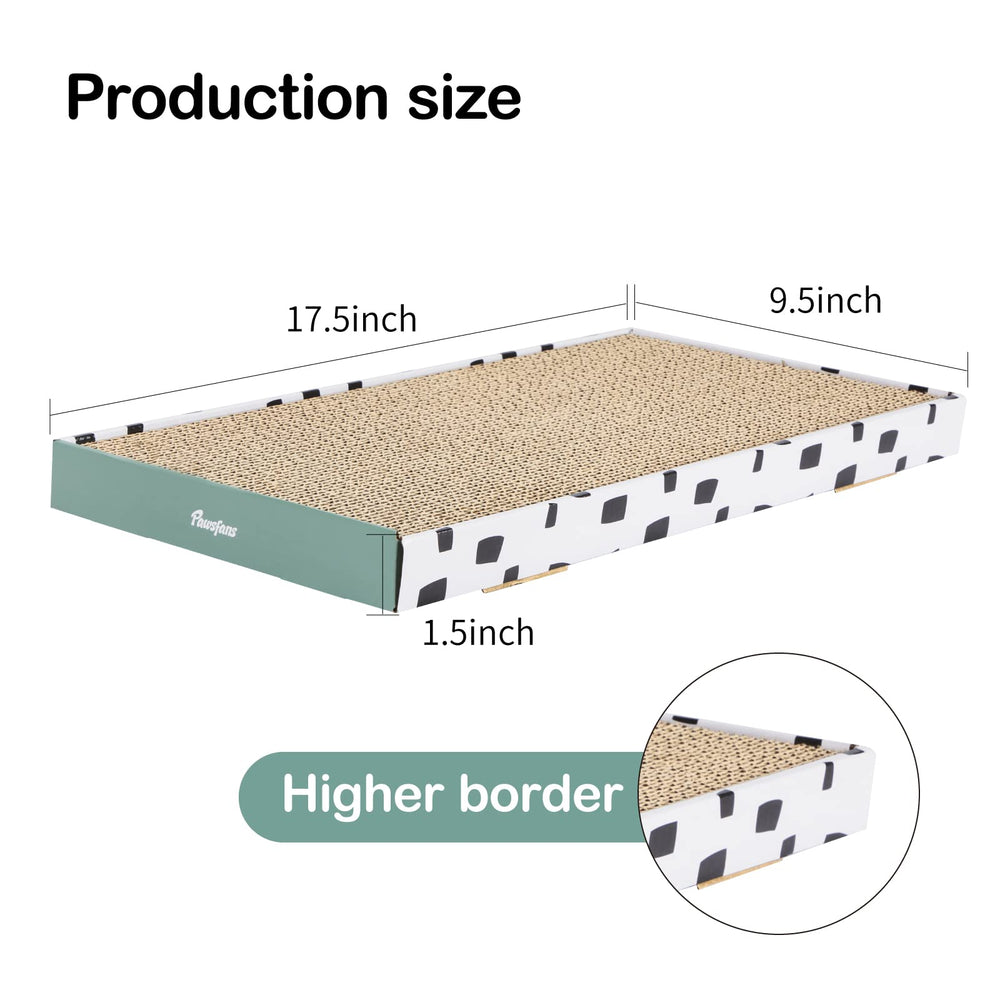 PAWSFANS carton ondulé durable – matériau recyclable.