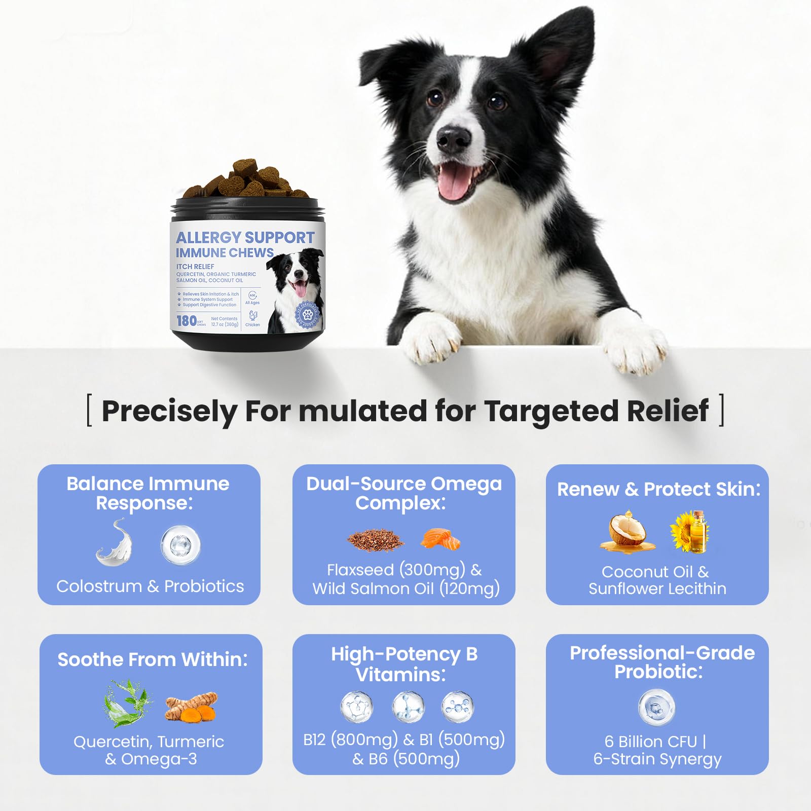 Pawfect Vita probiotiques 5 milliards: équilibre digestif et confort intestinal.