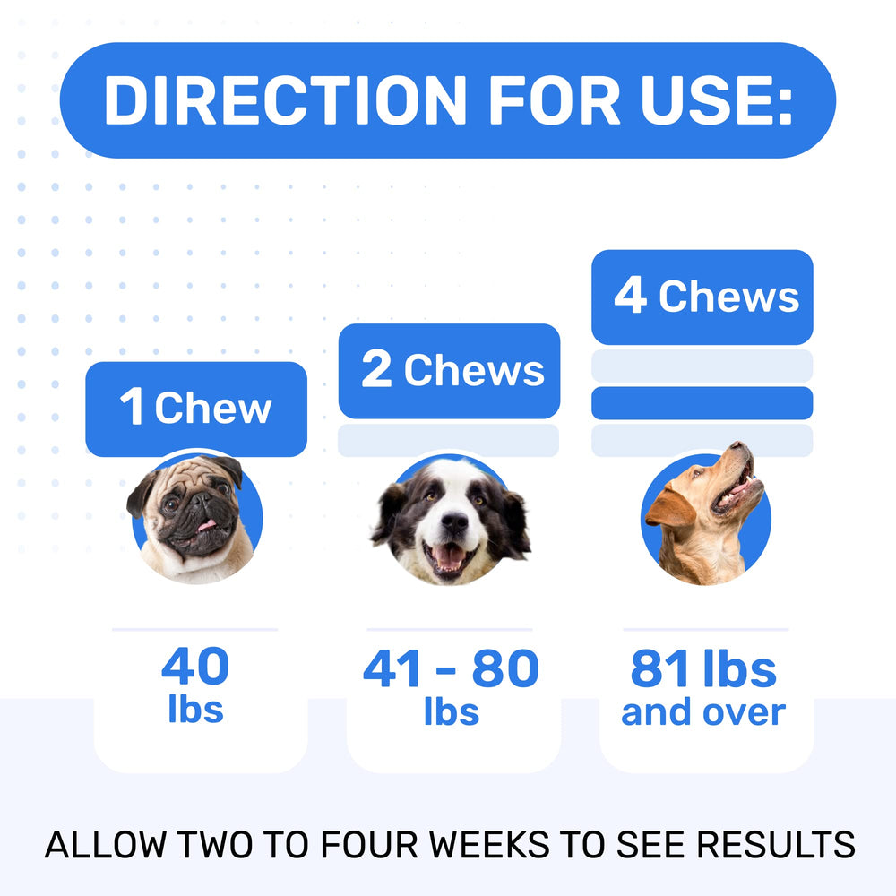 PAWFECTCHEW conditionnement pratique, 120 gommes à doser sans effort