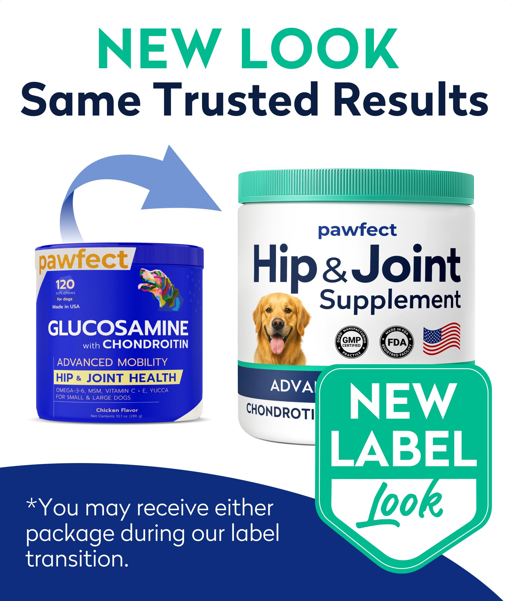 PAWFECTCHEW format 180 bouchées pour une utilisation pratique.