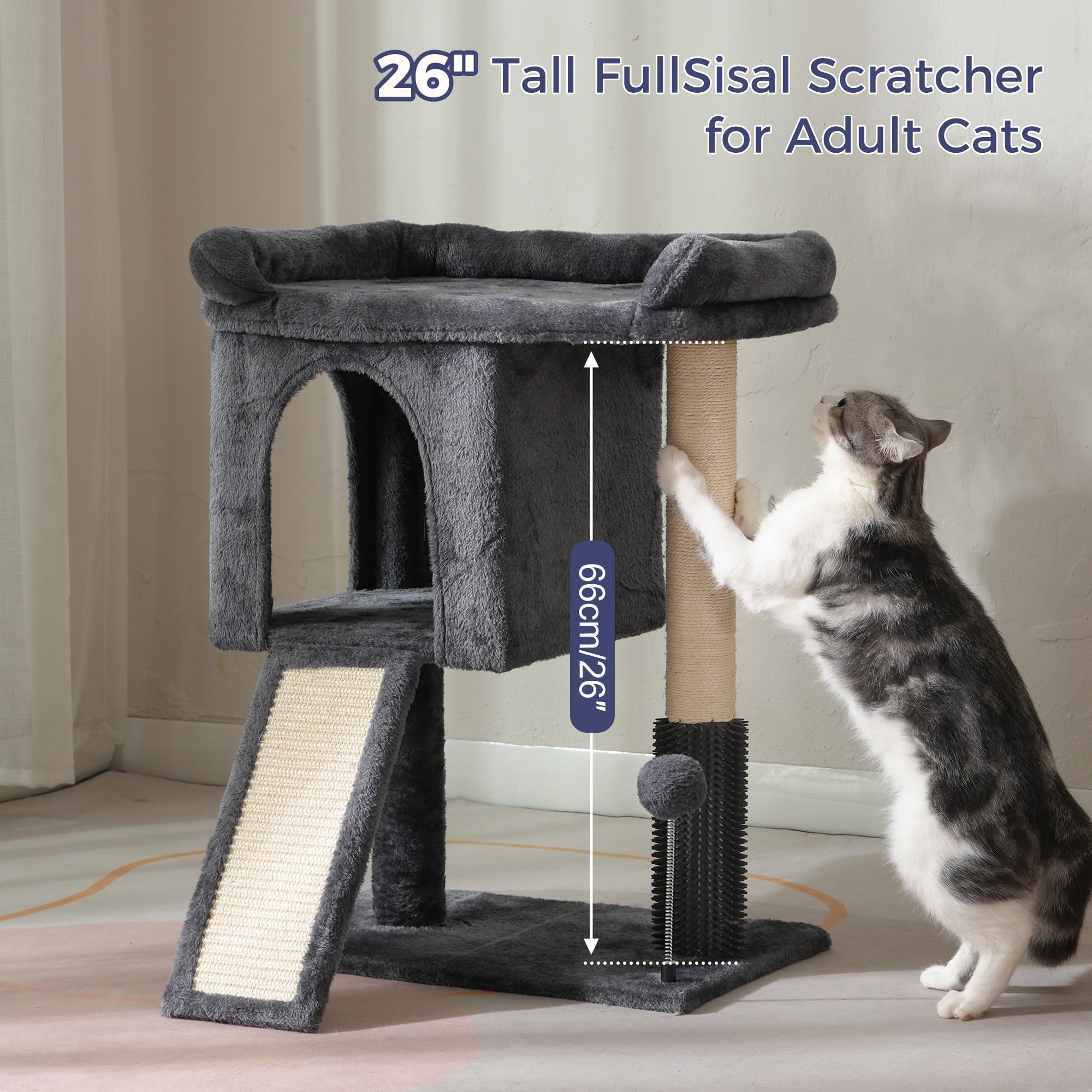 Pawfessor arbre-chat condo privé: espace privé idéal pour des moments de repos.
