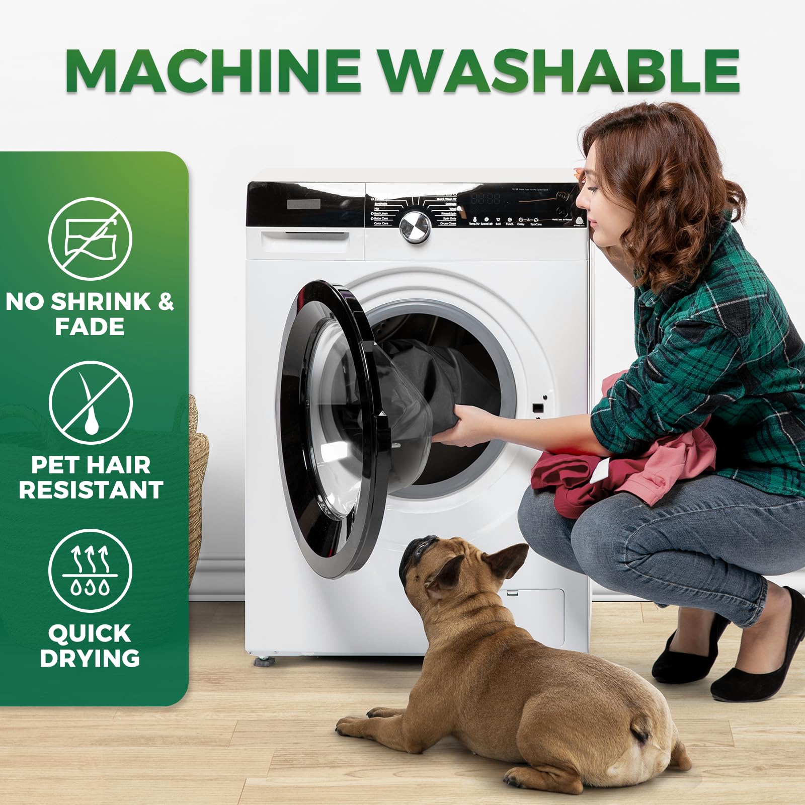 PAWFINITY lavage en machine nettoyage pratique sans froissement.