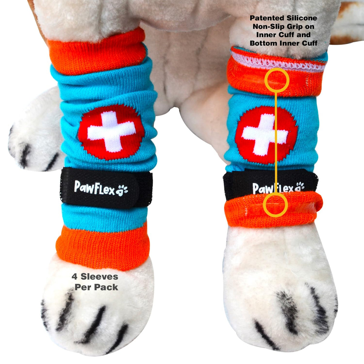 PawFlex Comfy Paws: coton doux et antiglisse pour maintien général
