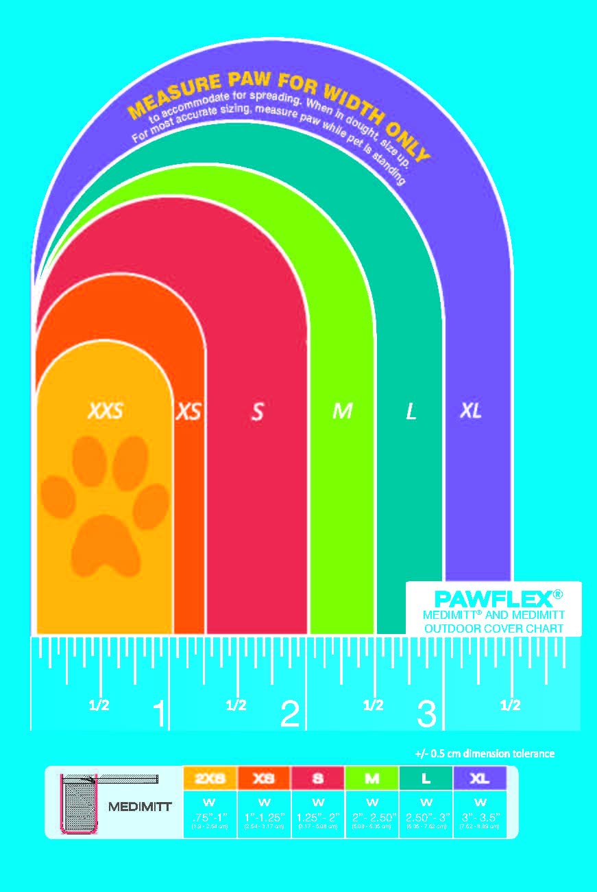 Sangle reglable PawFlex Medimitt assure un ajustement personnalisé sans gêner.