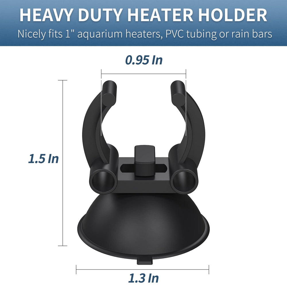 Pawfly clip en plastique robuste fixant le chauffage d'aquarium.