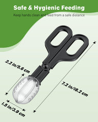 Pawfly coquille-transparente-ovale, ventilation efficace pour garder les insectes frais.