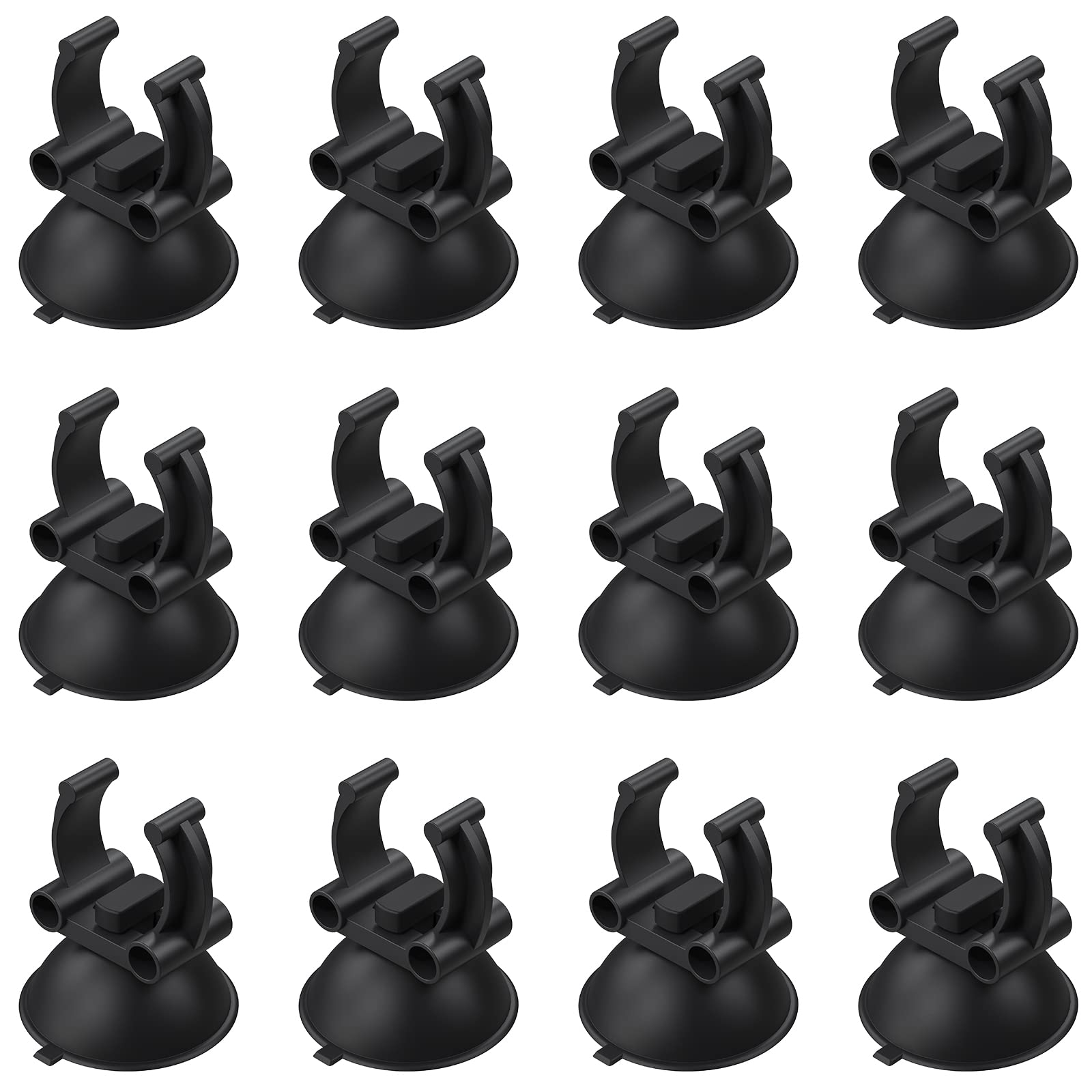 Pawfly pack 12 ventouses pour aquarium, kit polyvalent.