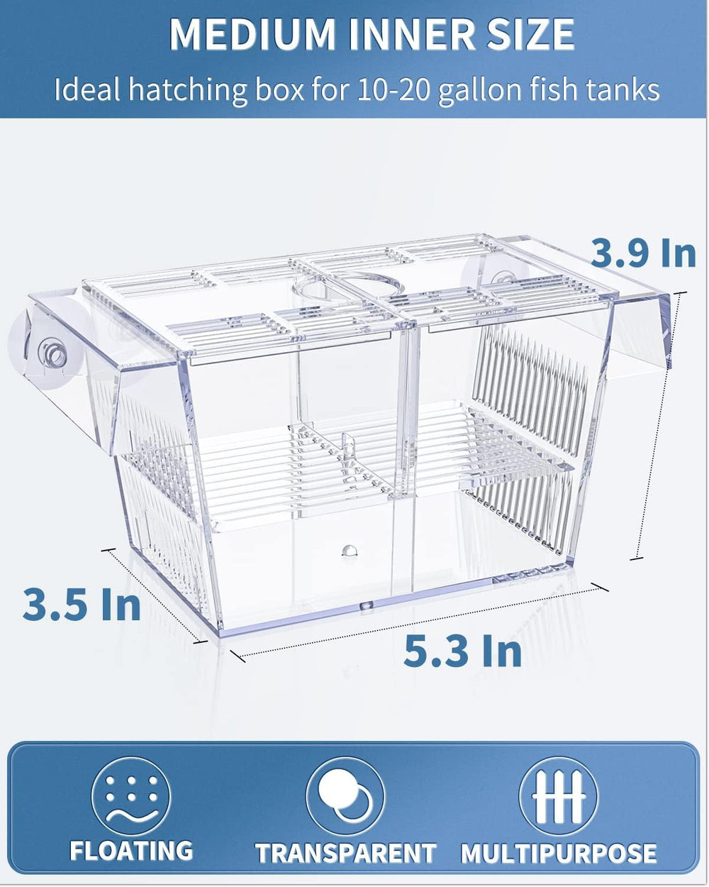 Séparateurs amovibles Pawfly offrant trois chambres pour isolation