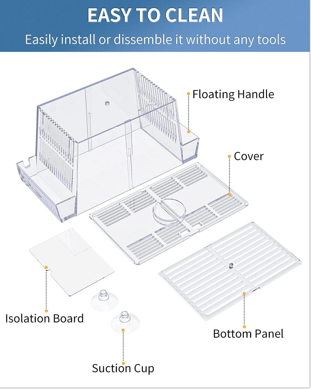 Ventilation latérale Pawfly assurant un flux d eau optimal