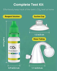 Pawfly ventouses CO2 aquarium: fixation robuste sur la paroi du bac.