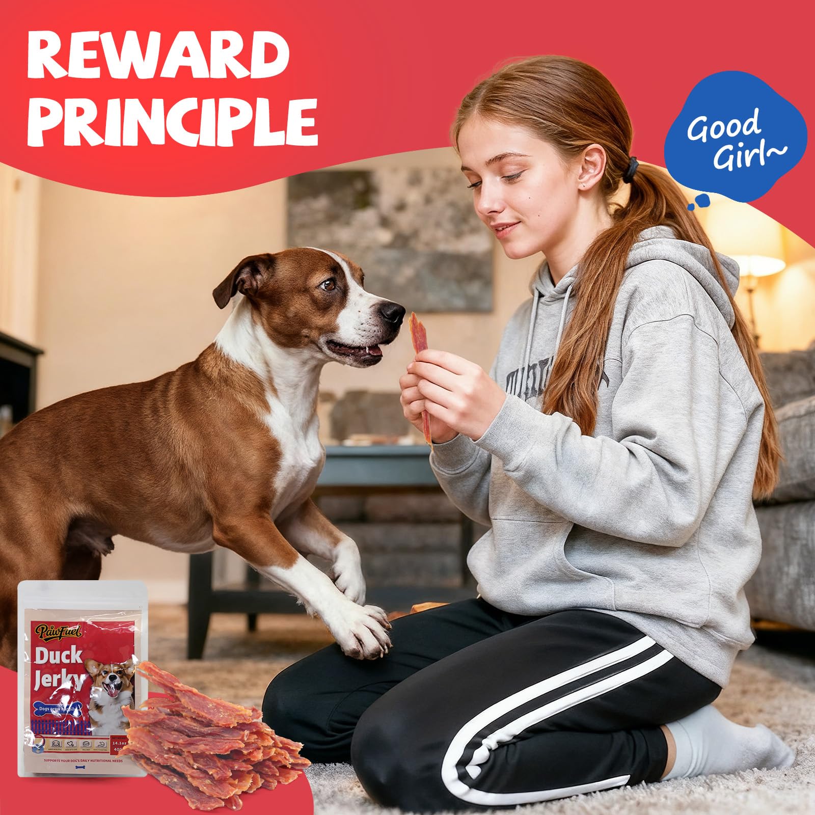 PawFuel Canard Séché - santé cœur : taurine bénéfique pour le cœur