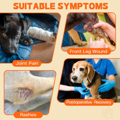 Pawfun matière coton-elastanne respirante pour patte avant.
