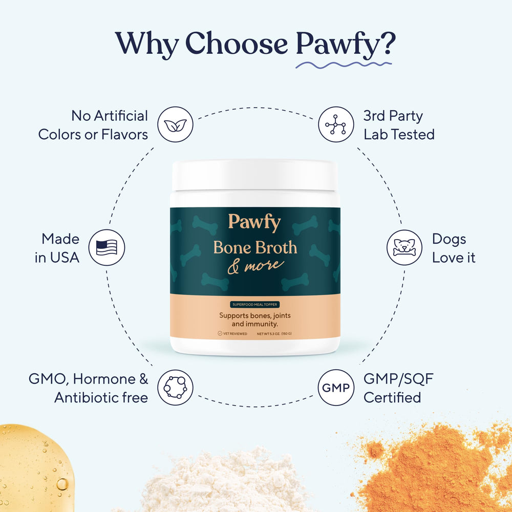 Pawfy enrichissement repas animaux — stimule l'appétit et la nutrition.